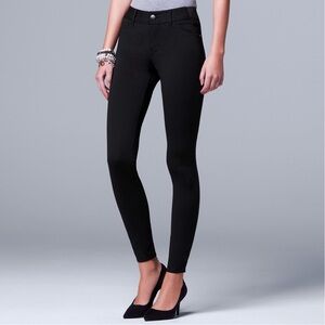 Simply Vera Vera Wang Skinny Ponte Pants